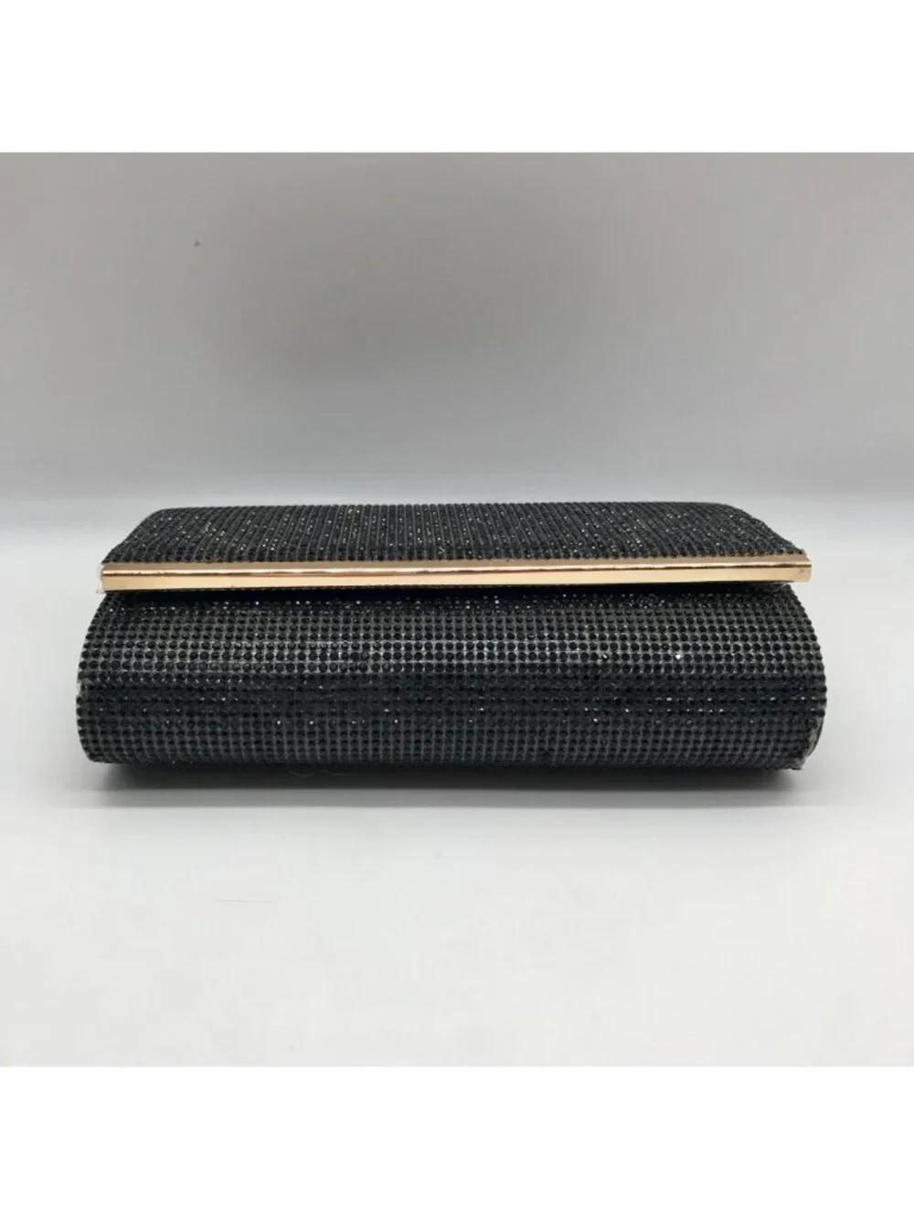 I.N.C. International Concepts Black Microstone Badazzled Caitlyn Clutch